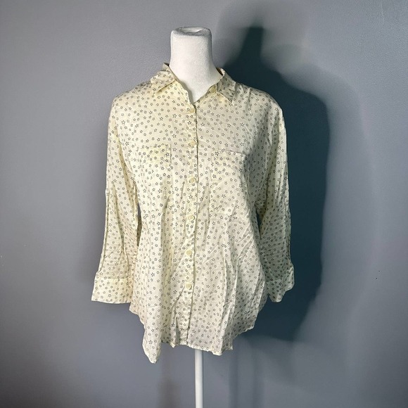 MADEWELL Star Cotton Blouse Size Small - Picture 2 of 7